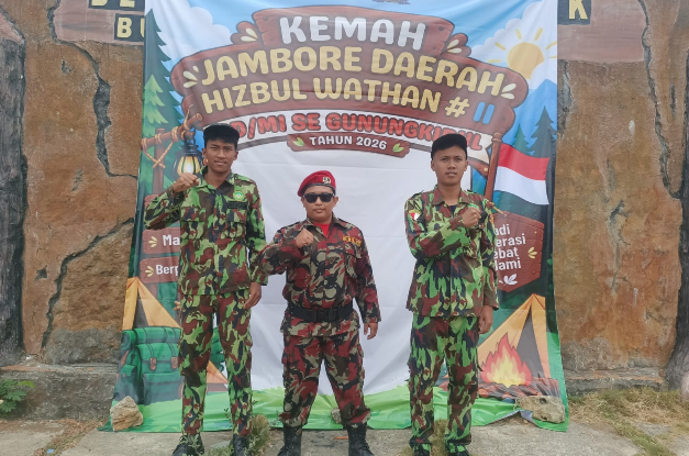 KOKAM Karangmojo Turut Amankan Jambore Daerah Hizbul Wathan II Gunungkidul